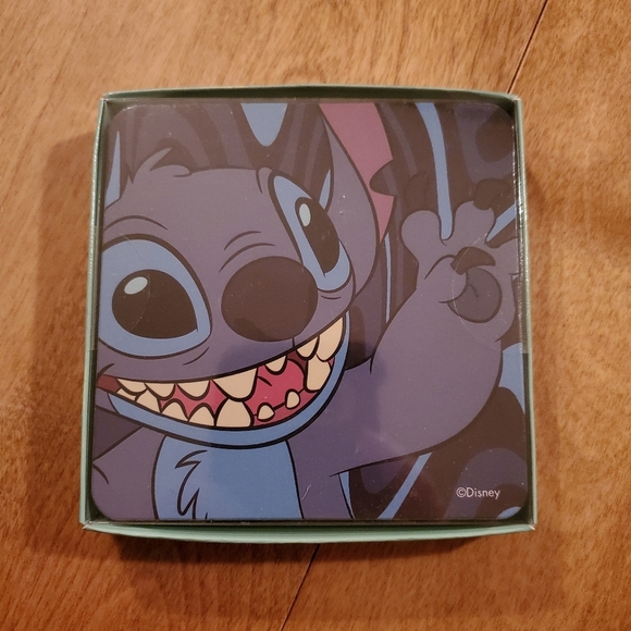 Brand NEW 4pk Disney Stitch Boxed Beverage Coasters - Picture 1 of 3